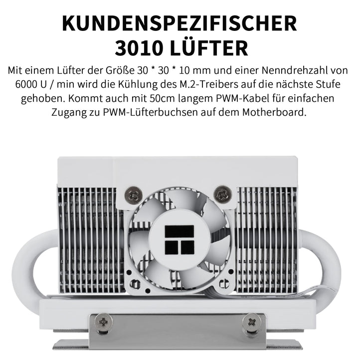 Thermalright HR10 2280 PRO Digital White- Hochleistungs, HR10 2280 PRO Digital WHITE
