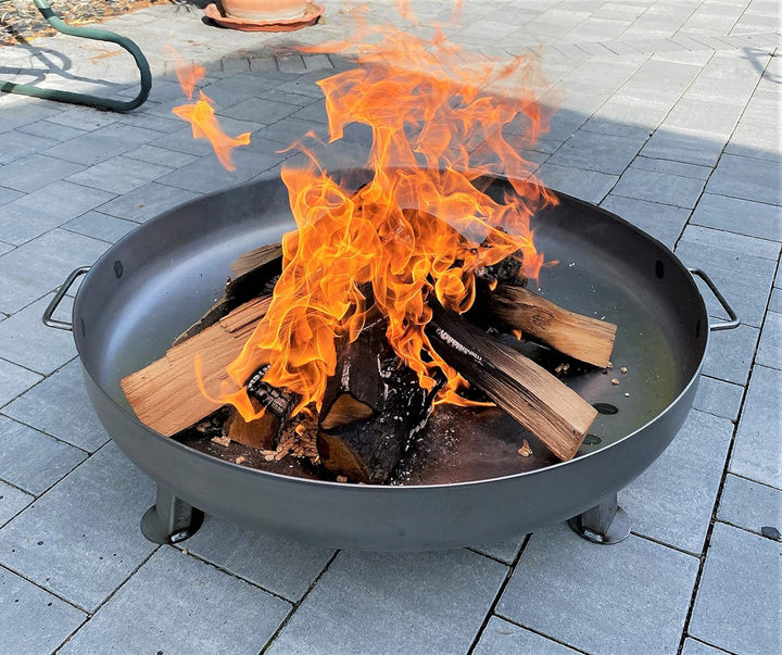 Czaja Feuerschalen® Edelstahl Feuerschale Bonn Ø 60 cm aus rostfreiem, hitzebeständigem Edelstahl, R