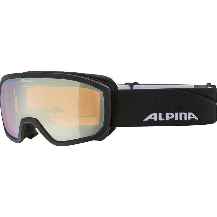 ALPINA SCARABEO JR. Q-LITE - Verspiegelte, Kontrastverstärkende OTG Skibrille Mit 100% UV-Schutz Für