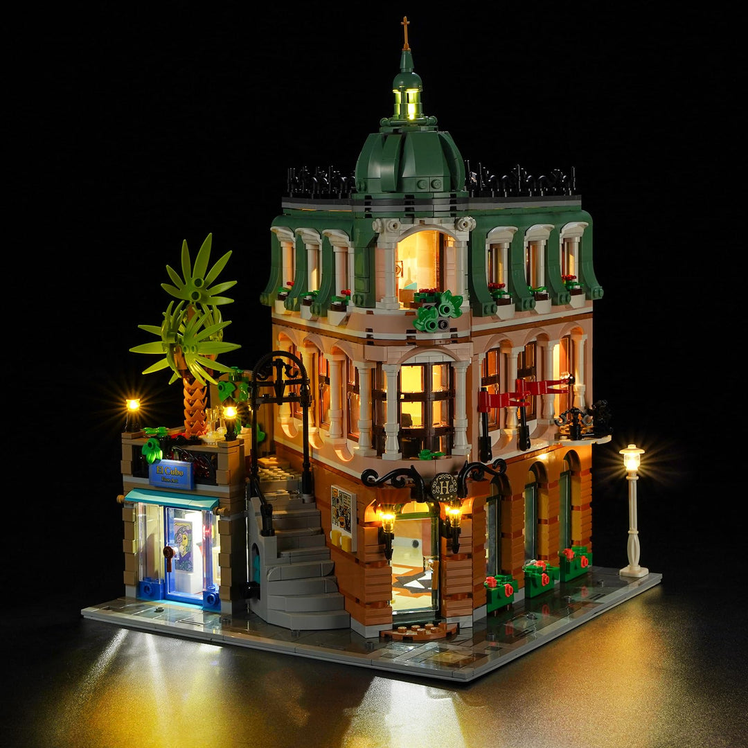 BRIKSMAX Led Beleuchtungsset für Lego Creator Expert Boutique-Hotel - Compatible with Lego 10297 Bau
