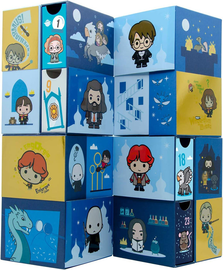 YuMe Maxx19136 Magischer Harry Potter Infinity Adventskalender mit 24 Schubfächern und kleinen Überr