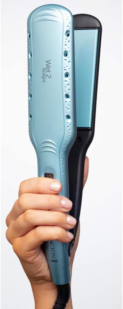 Remington Glätteisen breit Wet2Straight(für Nass-und Trockenanwendung-zum Trocknen &amp; Glätten der Haa