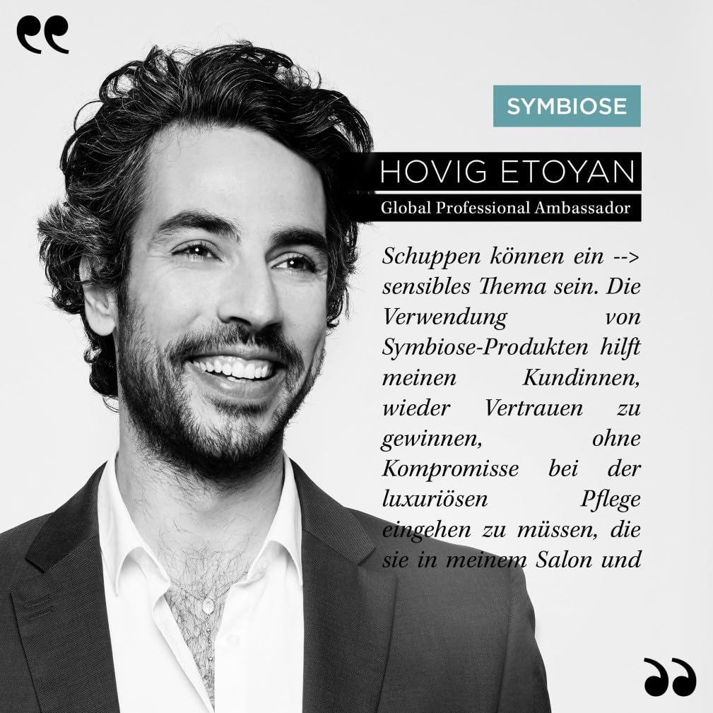 Kérastase Symbiose, Beruhigendes Anti-Schuppen Shampoo, Für fettige und empfindliche Kopfhaut, Ohne