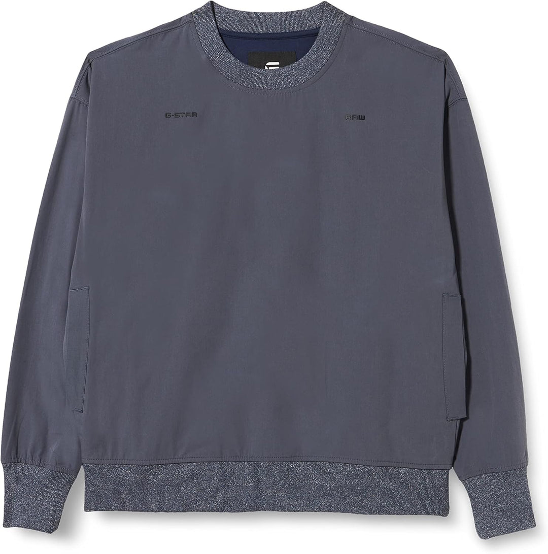 G-STAR RAW Herren Woven Loose Sweatshirt Sweats XL Blau (Fantem Blue D22019-a790-863), XL Blau (Fant