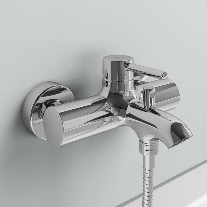 Ideal Standard BC199AA Ceraline Badearmatur Aufputz Chrom Wanne Aufputz, Chrom Wanne Aufputz
