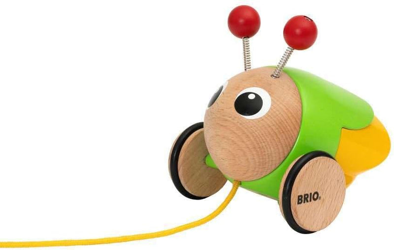 BRIO 30255 - Nachzieh-Tier Glühwürmchen mit Licht und Sound Glühwürmchen zum Mitziehen, Glühwürmchen