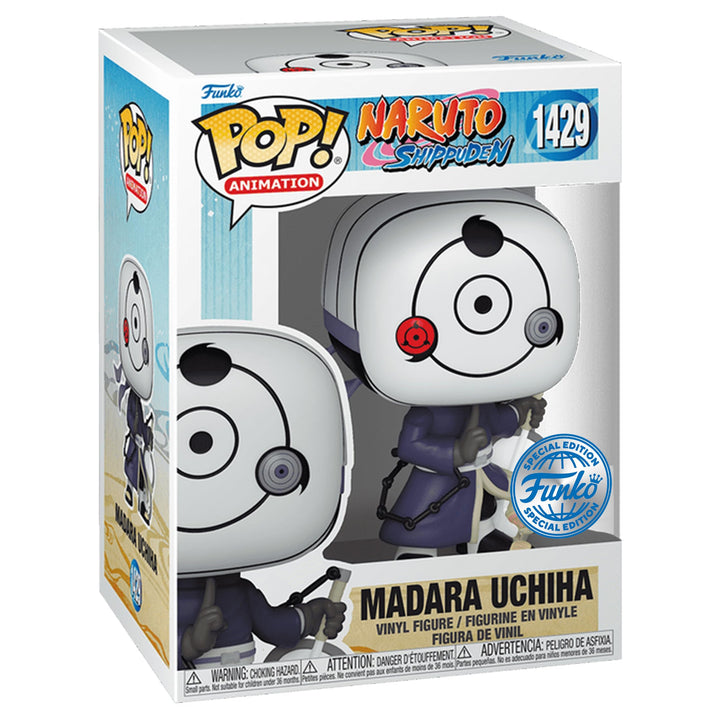 Funko Pop! Animation: Naruto – Madara Uchiha (Masked) (Exc), Sammelfigur aus Vinyl – 60710