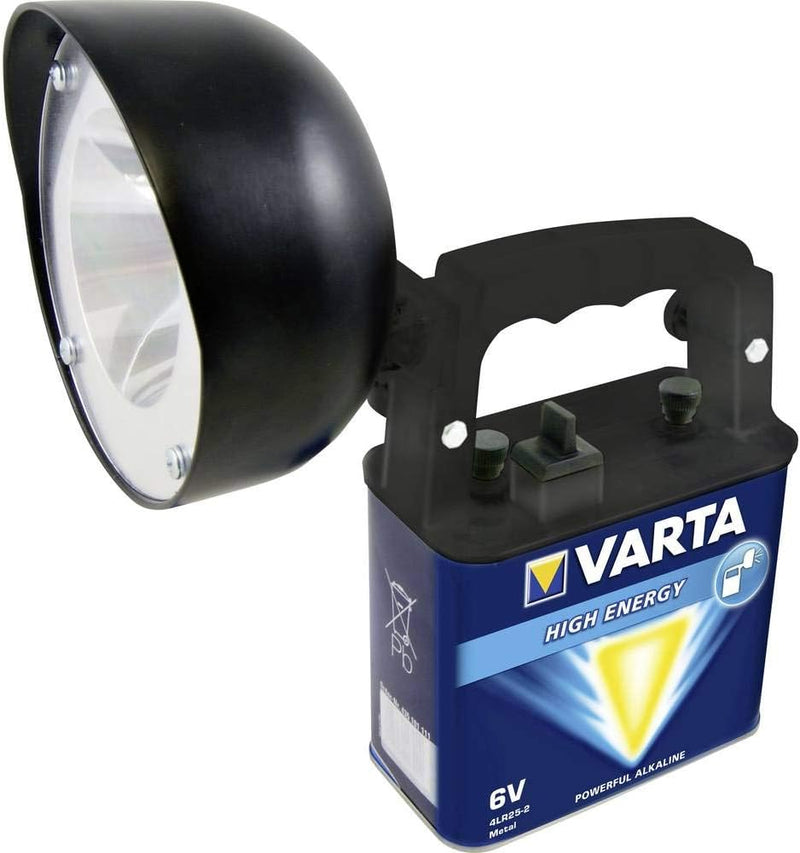 Varta 4 Watt LED Work Light (inkl. High Energy 6 Volt Batterie Arbeitsleuchte Taschenlampe Flashligh