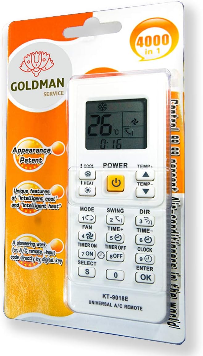 GOLDMAN SERVICE | Fernbedienung fur Klimaanlage, Inverter für Wärme und Kälte