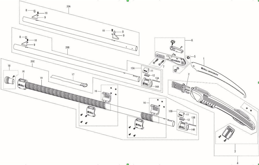 Ersatzblatt Longboy 360 1 Ersatzblatt 360, 1 Ersatzblatt 360