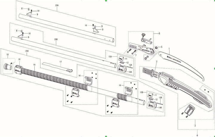 Ersatzblatt Longboy 360 1 Ersatzblatt 360, 1 Ersatzblatt 360
