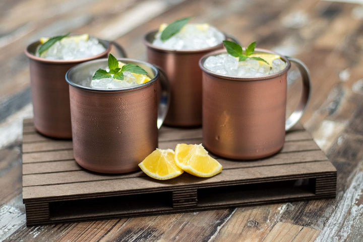 Buddy´s Bar - Moscow Mule Becher, 450 ml, hochwertiger Edelstahl-Becher, lebensmittelecht, Cocktail-