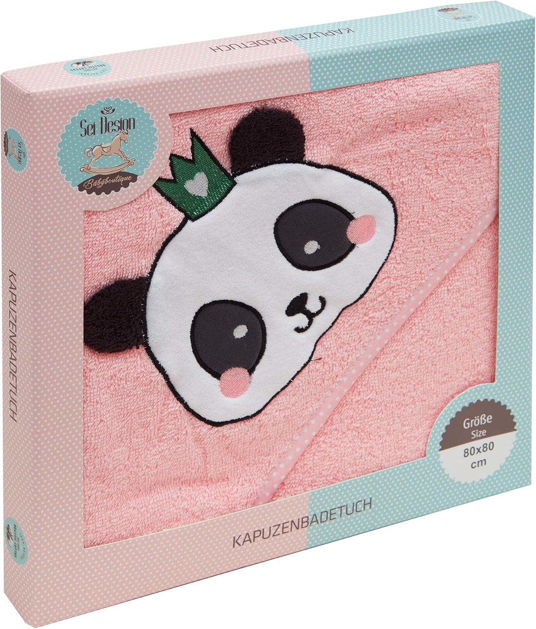 sei Design Dein Bio-KAPUZENTUCH aus 100% Bio Baumwolle für Babys | Kapuzenbadetuch | Kapuzenhandtuch