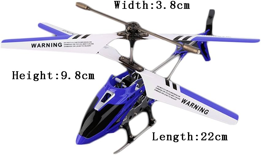 Syma S107G RC Hubschrauber 3-Kanal Infrarot mit Gyro (Blau)