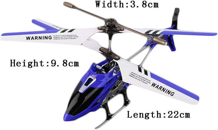 Syma S107G RC Hubschrauber 3-Kanal Infrarot mit Gyro (Blau)