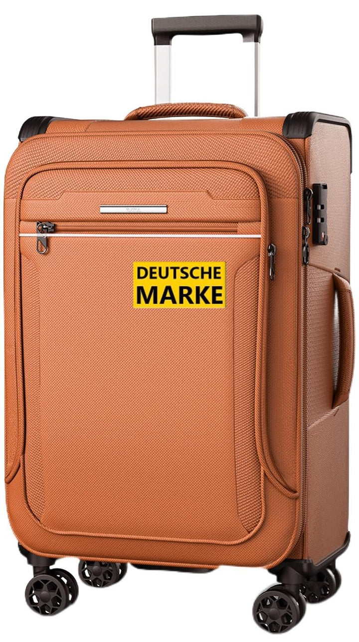 ABISTAB Weichschalenkoffer gross 82x48x30cm erweiterbar - Stoffkoffer Trolley wasserfest, Reisekoffe