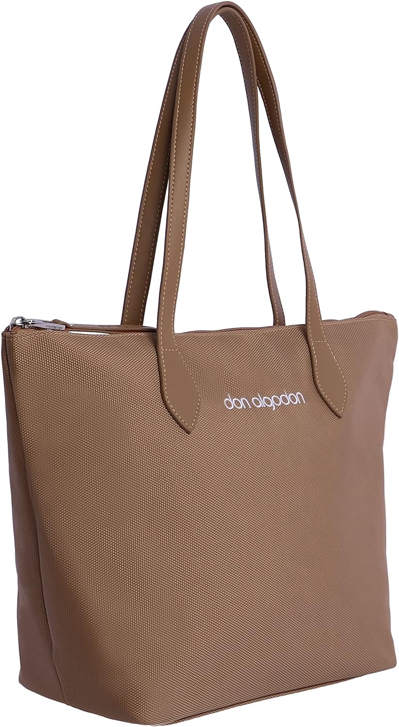 DON ALGODON Damen Telma Damenhandtaschen Beige, Beige