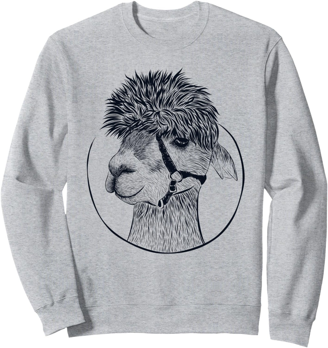 Lama Pako Huacaya Alpakazüchter Alpaka Sweatshirt