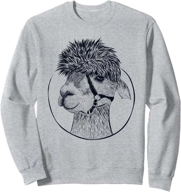 Lama Pako Huacaya Alpakazüchter Alpaka Sweatshirt