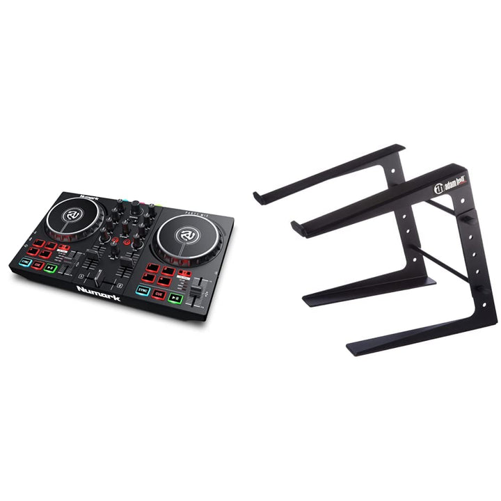 Numark Party Mix II – DJ Controller Pult mit 2 Decks, eingebauten DJ-Lichtern & DJ-Mixer; unterstütz