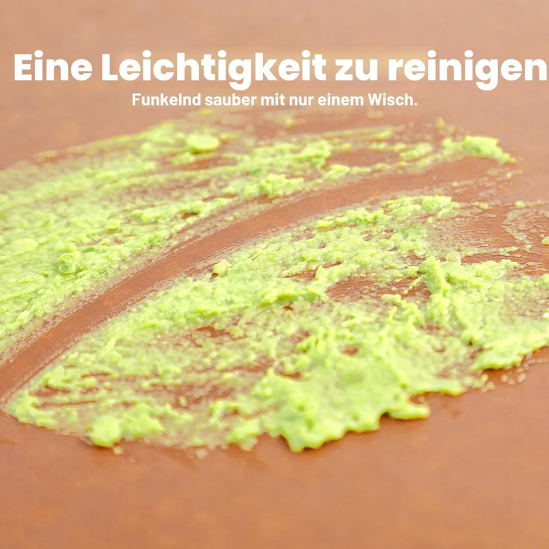 BESTCOOK Schneidebrett aus Holzfaser für die Küche, hohe Dichte, porenfrei, BPA-frei, spülmaschinenf