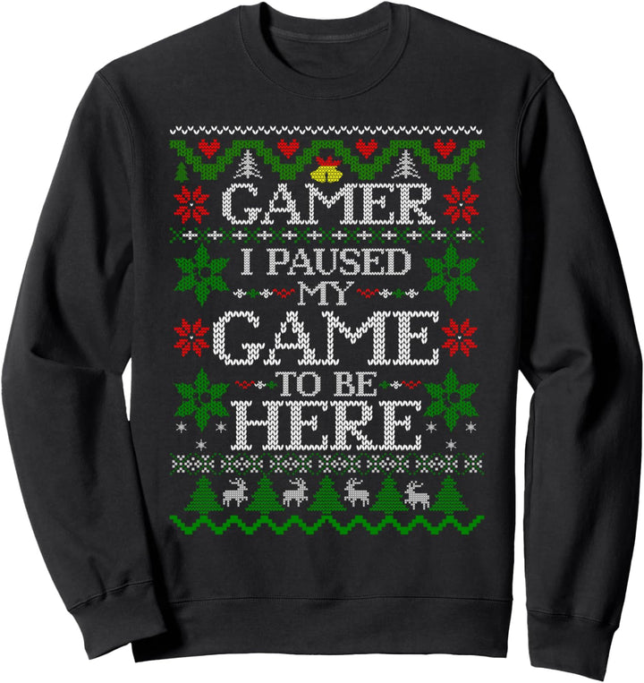 Gaming Weihnachten Geschenk Gamer Video Game Ugly Christmas Sweatshirt
