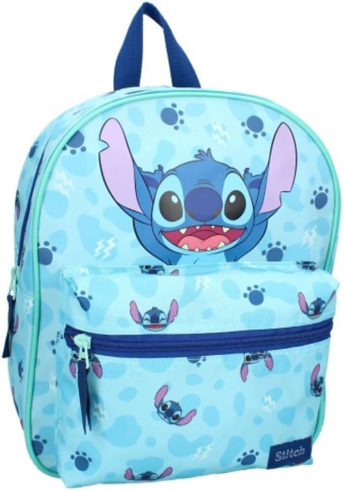 mybagstory - Rucksack – Stitch – Blau – Kinder – Schule – Kindergarten – Schulranzen Unisex – Grösse
