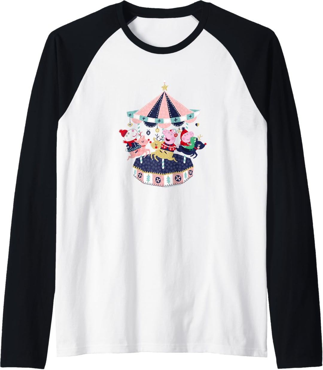 Peppa Pig Carousel Fun Raglan