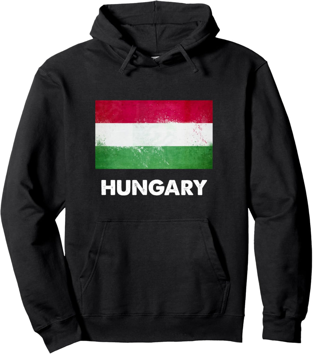Ungarisch-Ungarn Flagge Pullover Hoodie