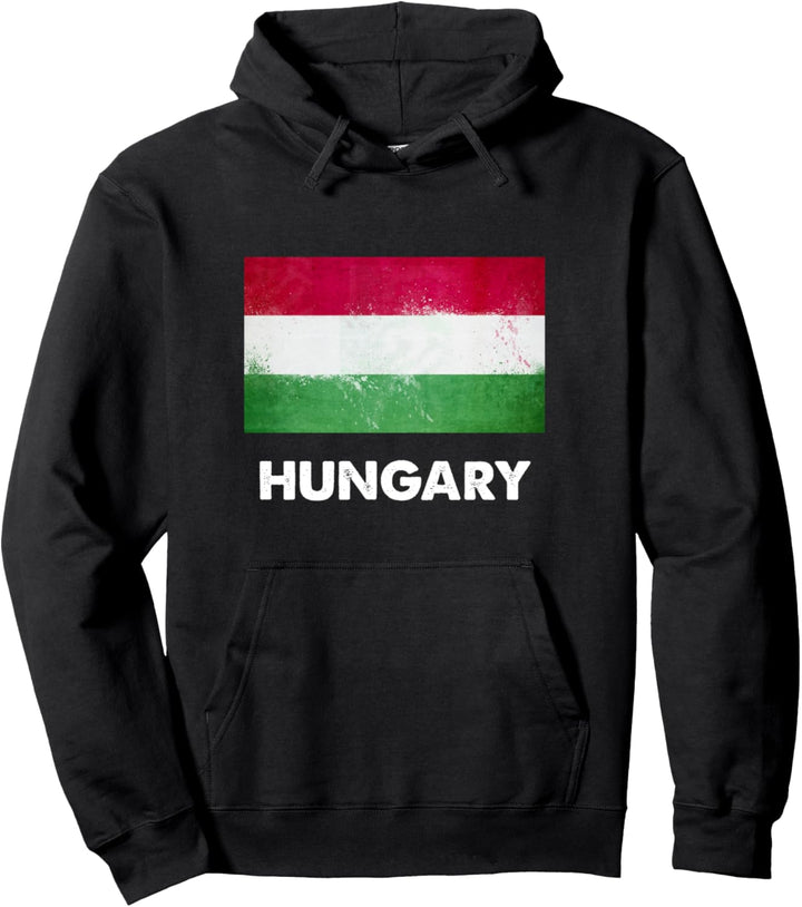 Ungarisch-Ungarn Flagge Pullover Hoodie