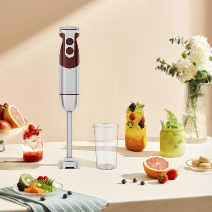 MegaWise 5-in-1 Stabmixer-Set, 400W Stabmixer mit variabler Geschwindigkeitsregelung, inklusive Schn