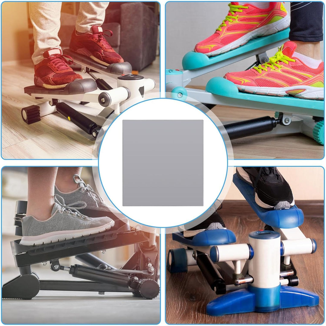 Crosstrainer Matte mit Pedal Gurt, Bodenschutzmatte für Fitnessgerät Pedal Gurt für Beintrainer Perf