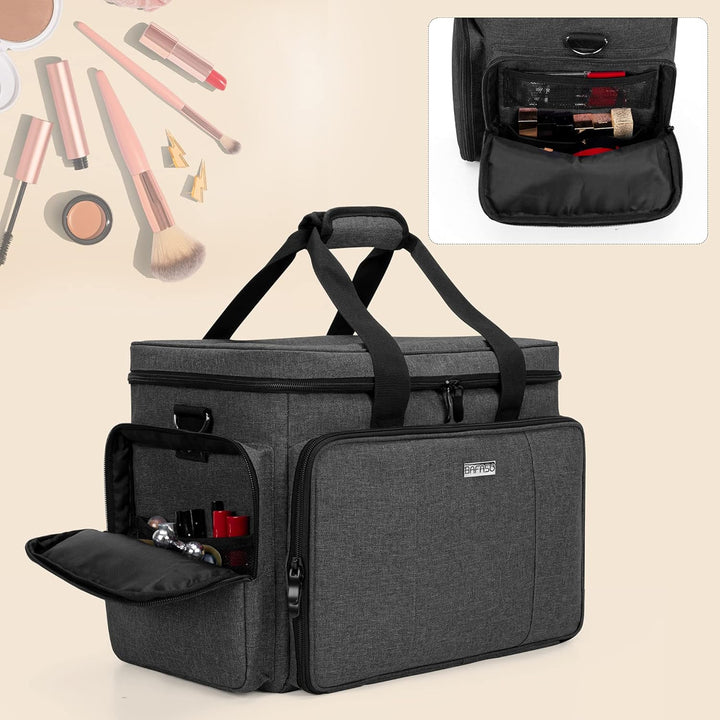 BAFASO Make Up Organizer Tasche, Kosmetik Aufbewahrung für Make Up, Grosse Kosmetiktasche für Make U