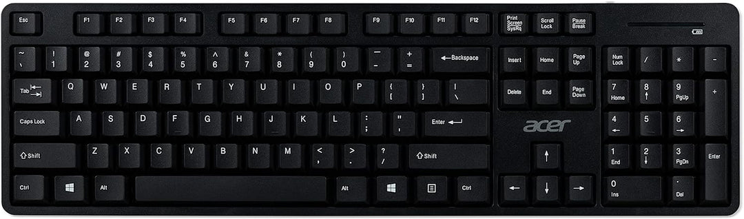 Acer Wireless Tastatur & Maus Kit (Combo 100) (kabellose Tastatur mit Nummernblock + Maus, Schlichte