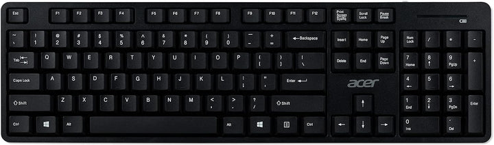 Acer Wireless Tastatur & Maus Kit (Combo 100) (kabellose Tastatur mit Nummernblock + Maus, Schlichte
