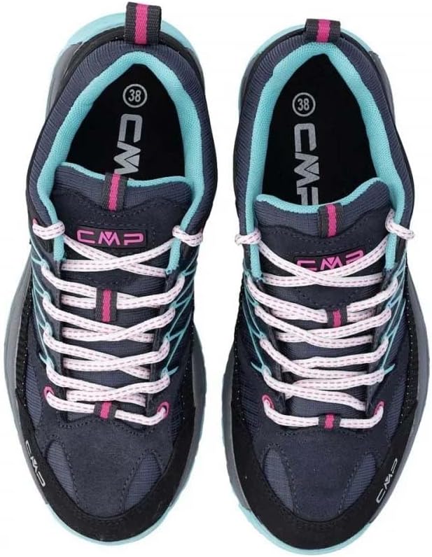 CMP Unisex Kinder Rigel Low Shoe Wp Trekking-&amp; Wanderhalbschuhe 41 EU B Blue Acqua, 41 EU B Blue Acq