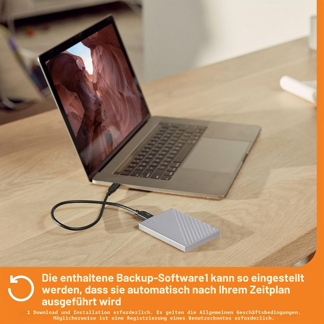 WD My Passport Ultra for Mac externe Festplatte 4 TB (mobiler Speicher, herunterladbare Software, Pa