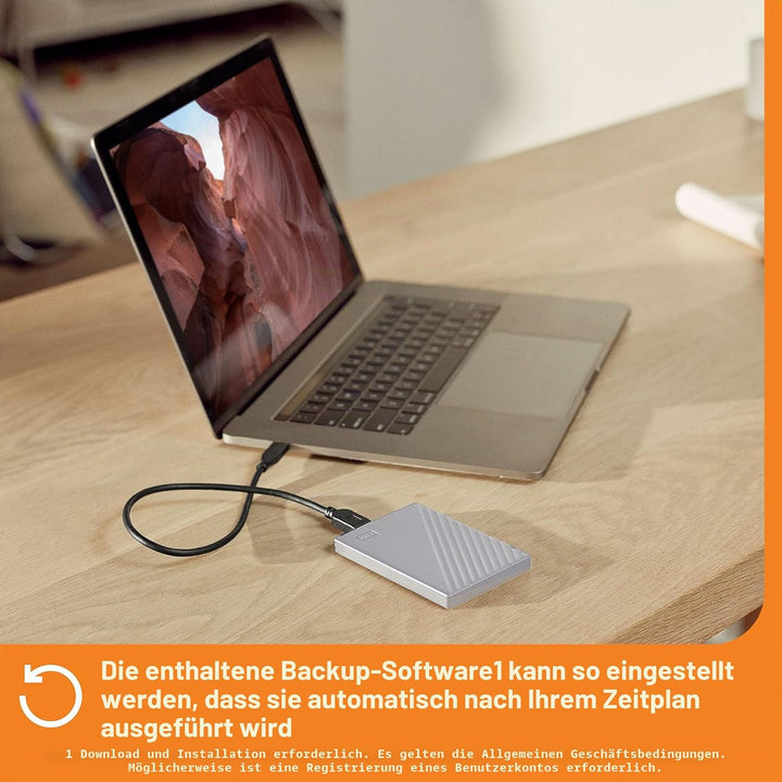 WD My Passport Ultra for Mac externe Festplatte 4 TB (mobiler Speicher, herunterladbare Software, Pa