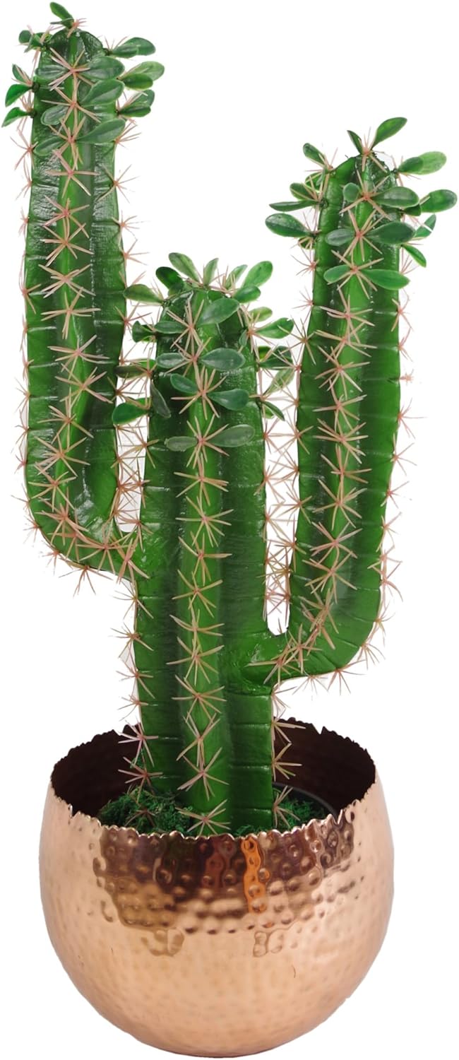 Blumentopf aus Metall, gross, Blatt-Design, Gold, 22cm x 17cm 22cm x 17cm Gold, 22cm x 17cm Gold