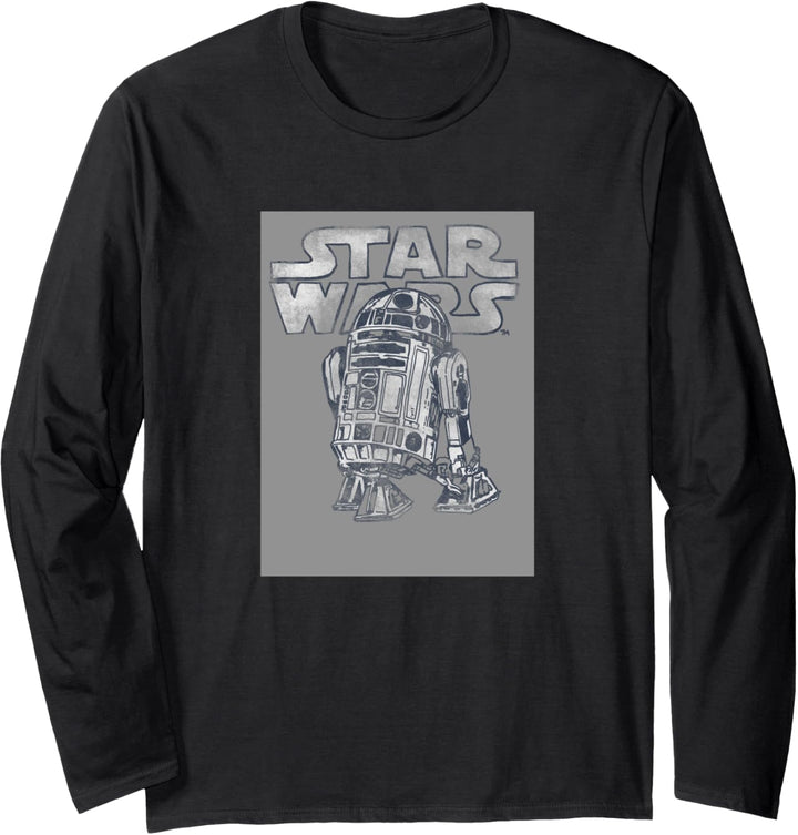 Star Wars R2-D2 Vintage Style Langarmshirt