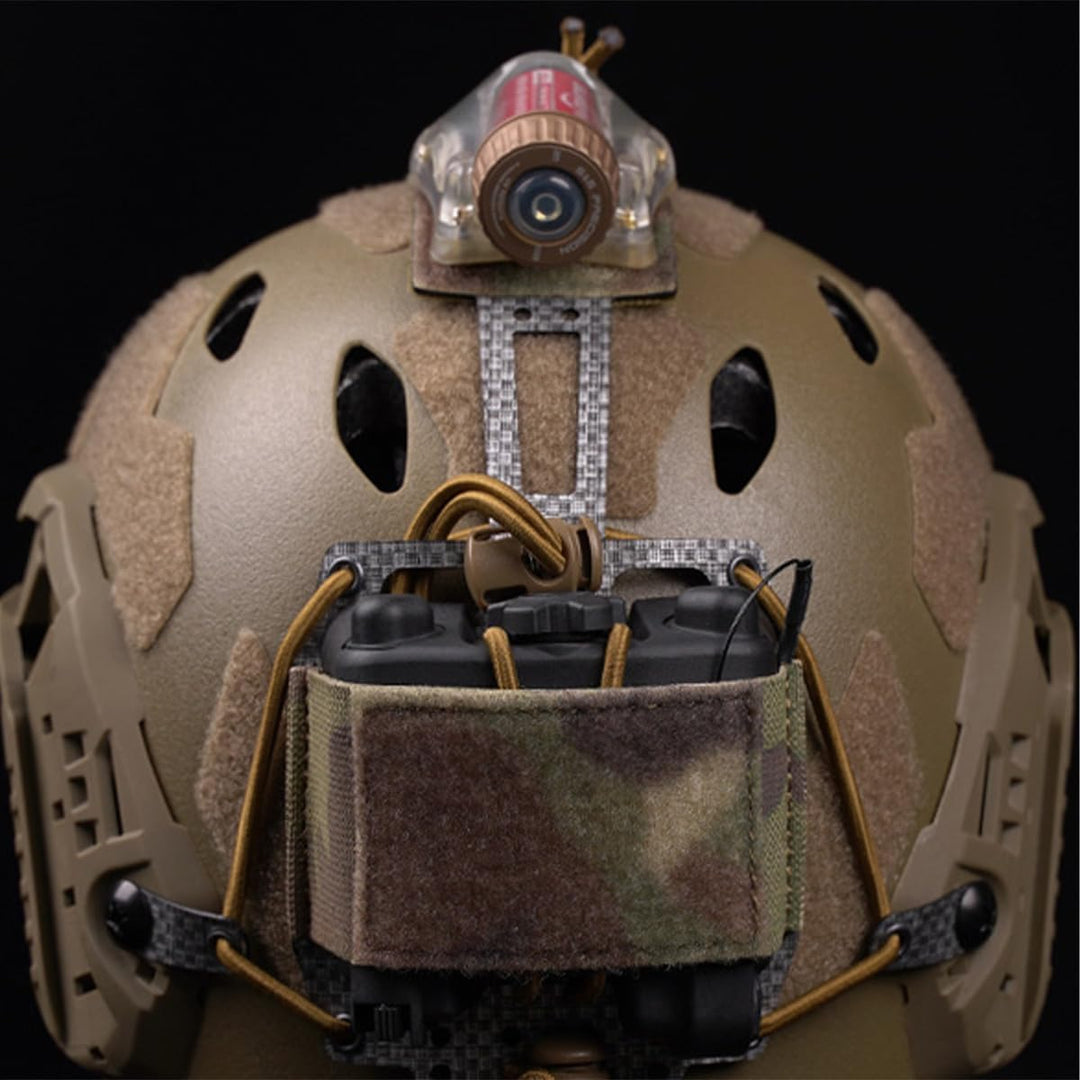 Helm NVG Batterie Gegengewicht Tasche für Airsoft Helm mit Klettverschluss für sicheres Batterie Hal