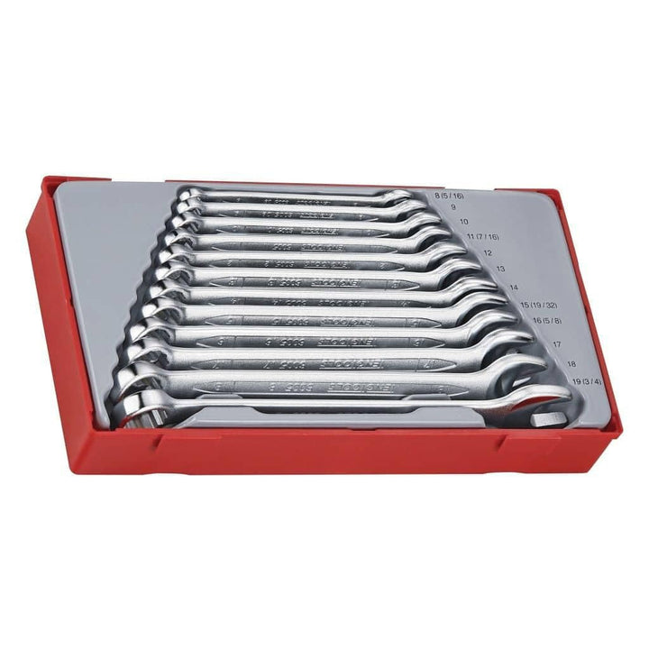 TengTools™ Schweden, kombinierbarer 12-kant-Maul-Ringschlüsselsatz, metrisch, 8-19 mm, CrV Werkzeugs