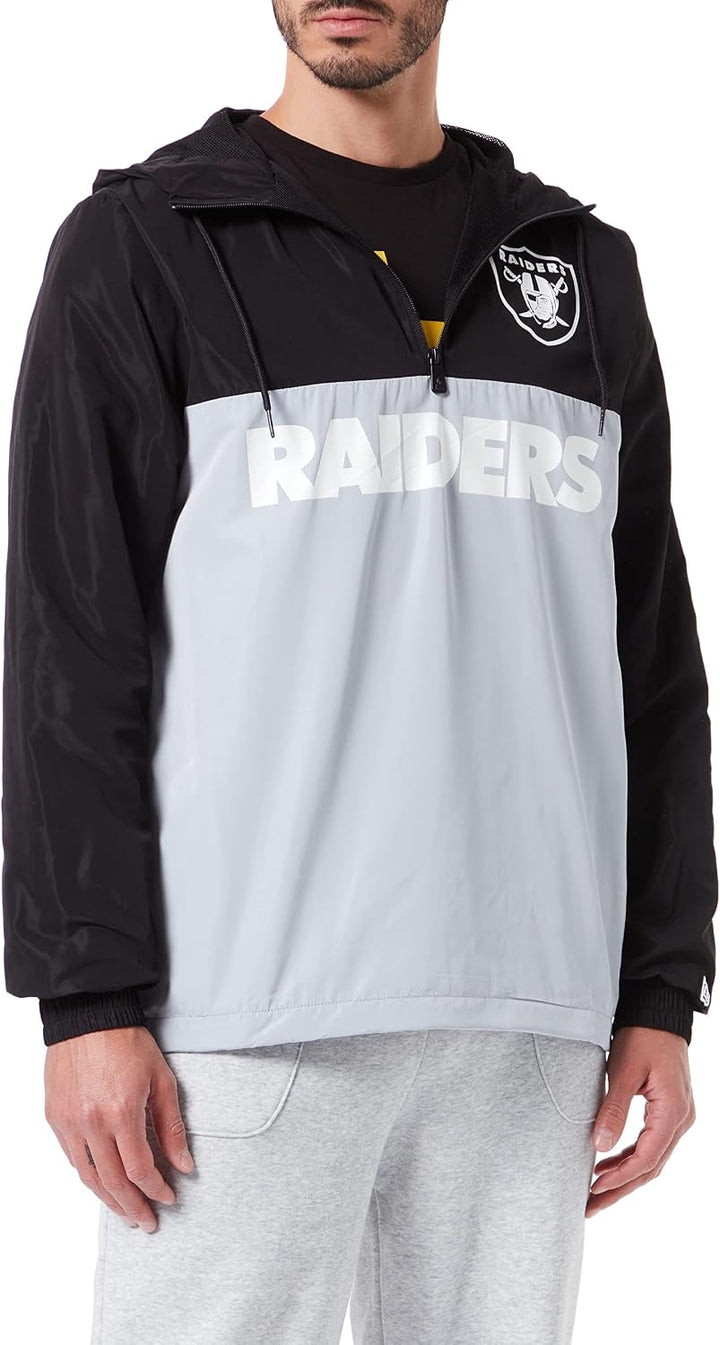 New Era NFL LAS Vegas Raiders Tear Logo Hoodie Pullover M Blkdgr, M Blkdgr