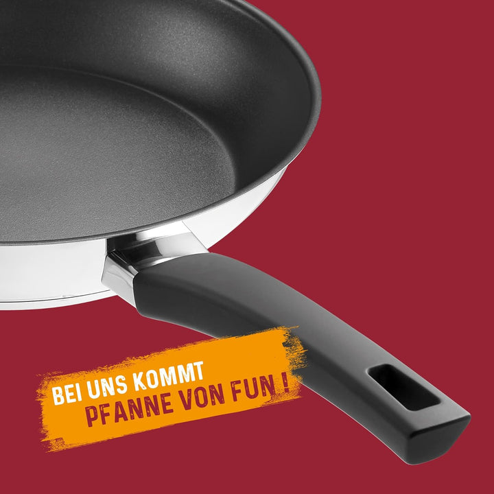 Rohe Germany Bratpfanne Barola 20 cm, antihaftbeschichtet mit DIAMAS-PRO-Qualitätsbeschichtung, alum