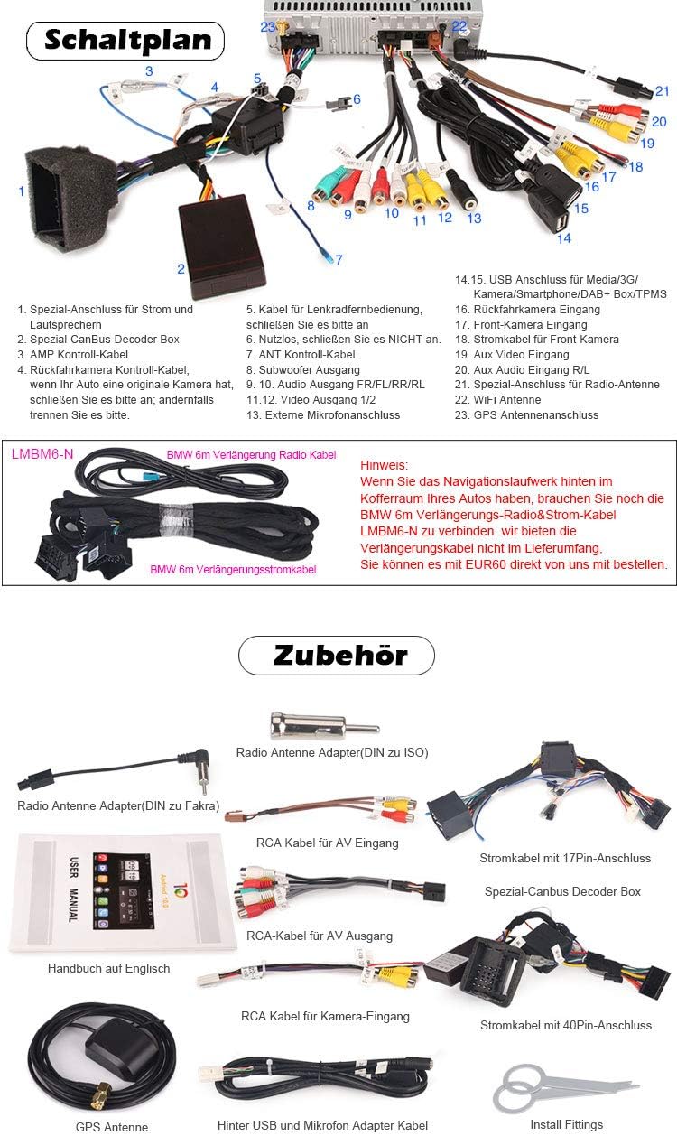 Erisin 8-Kern Android 10 Autoradio mit GPS Navigation für BMW E46 M3 325 3er 318 320 Rover 75 MG ZT