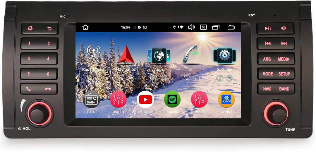 8-Kern [4G+64G] Android 14 Autoradio für BMW X5 E53 GPS-Navi Carplay Android Auto DSP Bluetooth 5.0