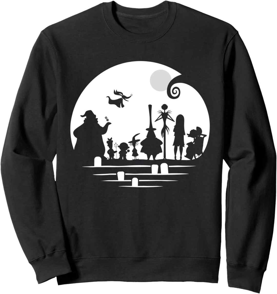 Disney The Nightmare Before Christmas Character Silhouette Sweatshirt