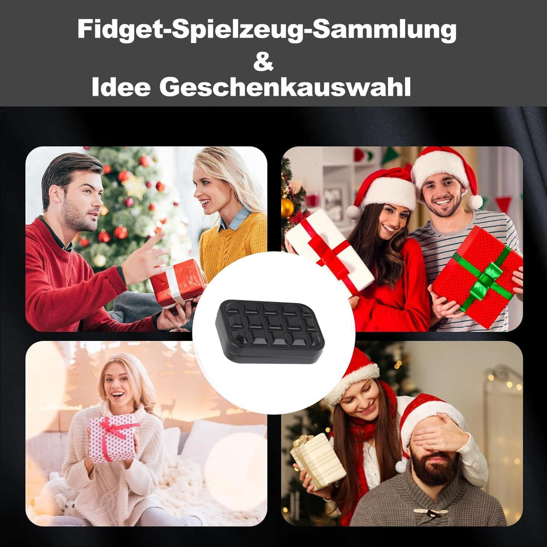 Vitoki Metall-Fidget-Slider für Erwachsene, magnetisches Fidget-Spielzeug mit All-Slide zur Linderun