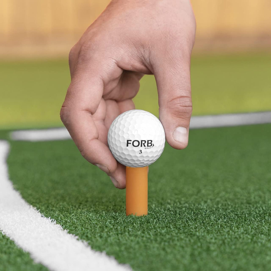 FORB Golf Lehrmatte | Ausrichtungslinen &amp; 4X Tee-Positionen Matte nur, Matte nur