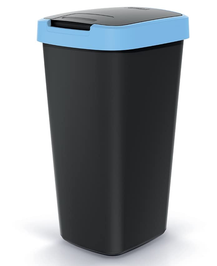 Mülleimer Müllbehälter Abfalleimer Biomülleimer mit Deckel Abfallsammler Mülltonne 53 x 29 x 26cm Pa